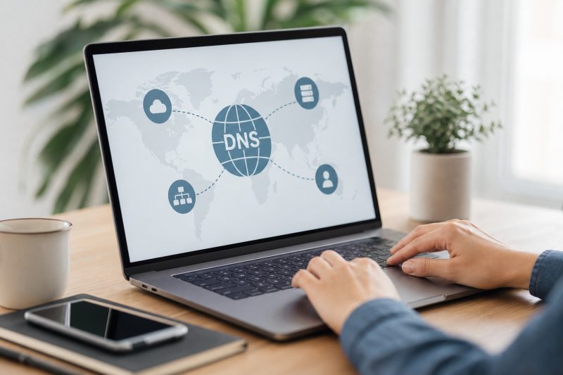 DNS 設定與網域指向設定｜網域申請教學 說明圖