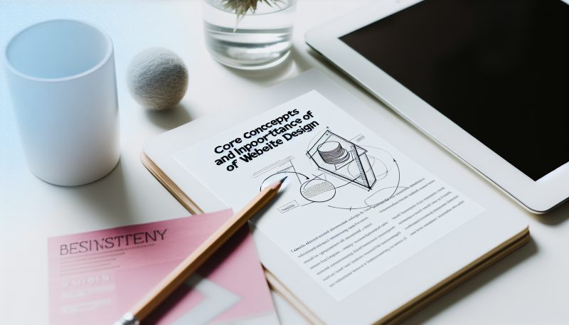 網站設計的核心概念與重要性|網頁設計 說明圖