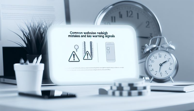 網站改版最常見的錯誤：實例剖析與關鍵警訊｜網站改版注意事項 說明圖