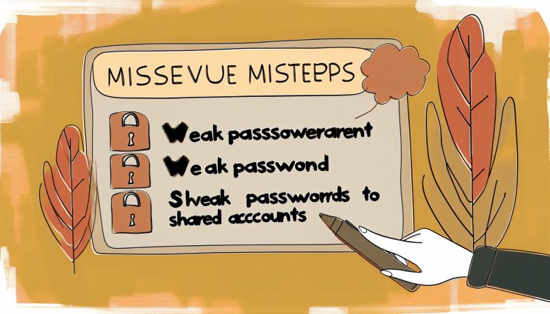 密碼管理的致命錯誤:從弱密碼到共用帳號|網站資安防護怎麼做 說明圖