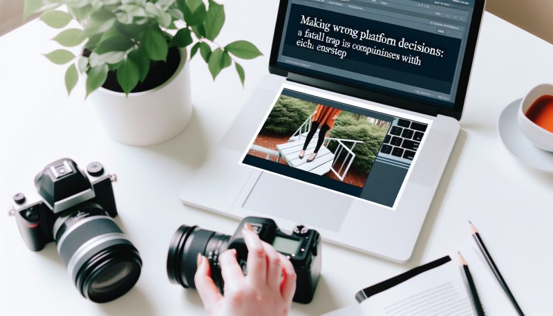 平台選擇決策失誤：一步錯步步錯的致命陷阱｜如何架設網站 說明圖