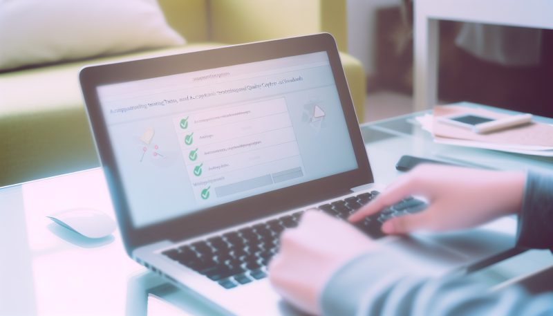 測試驗收與品質控管標準｜網頁設計 說明圖