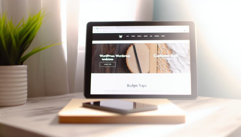預算陷阱與常見錯誤｜WordPress vs 客製化網站比較 說明圖